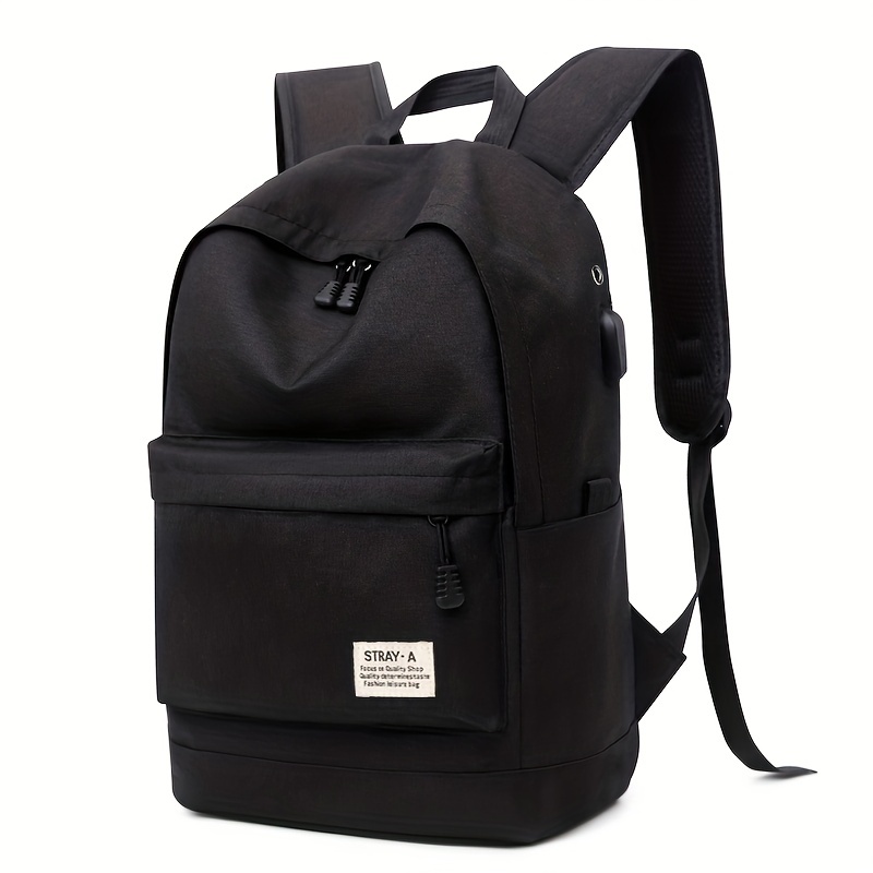 Casual School Bag Nylon Backpack Large Capacity Travel Bag