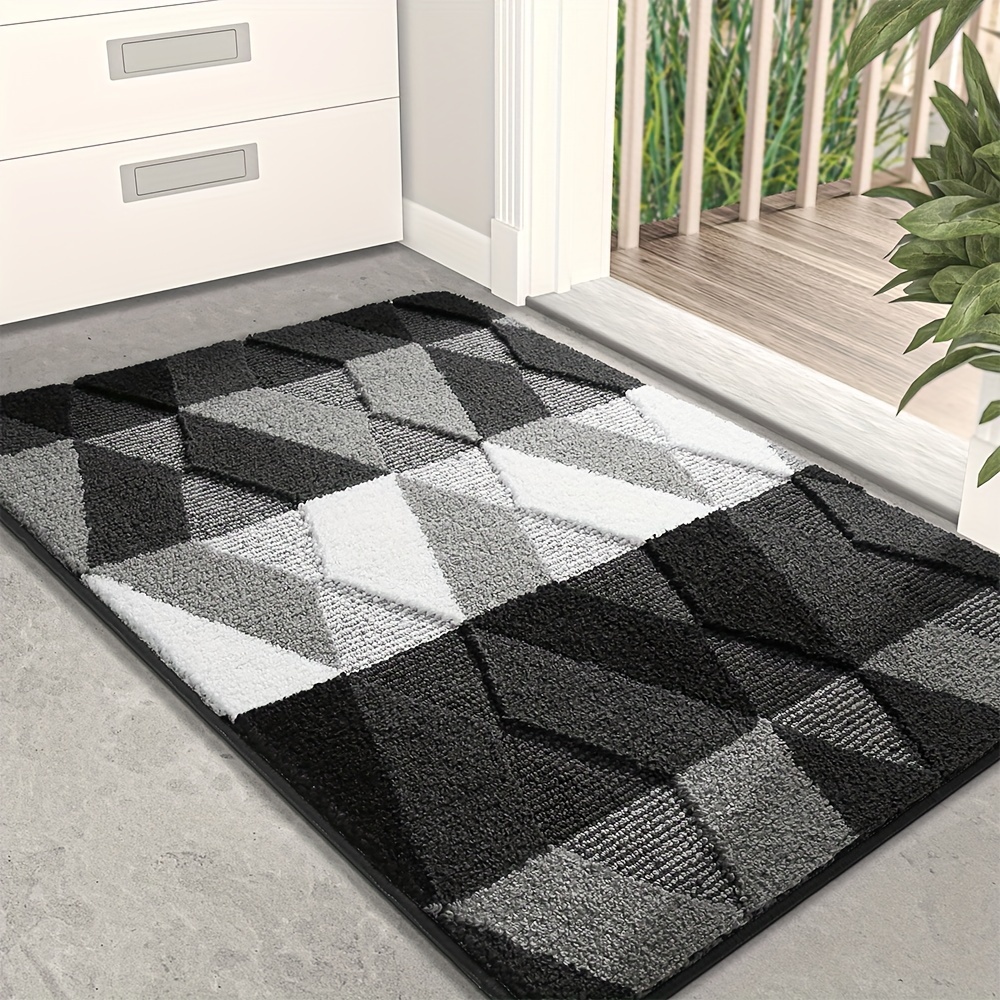 DEXI Door Mat, Durable Heavy Duty Outdoor Indoor Doormat, Stain
