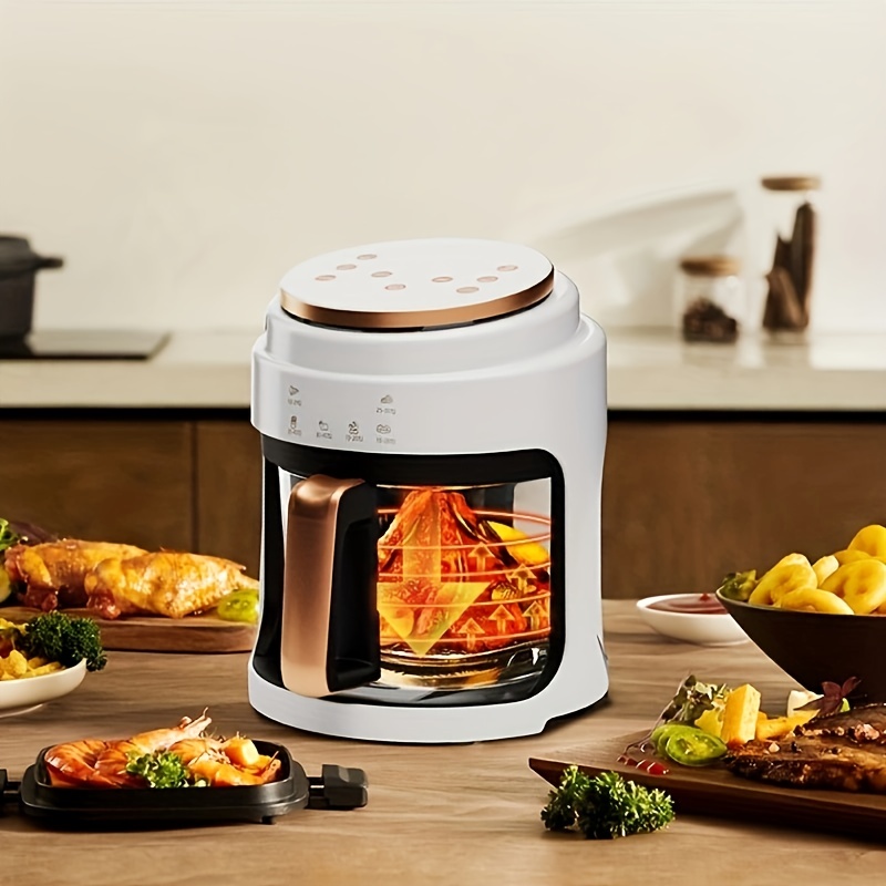 5.8qt Smart Electric Air Fryer Large Capacity Automatic - Temu