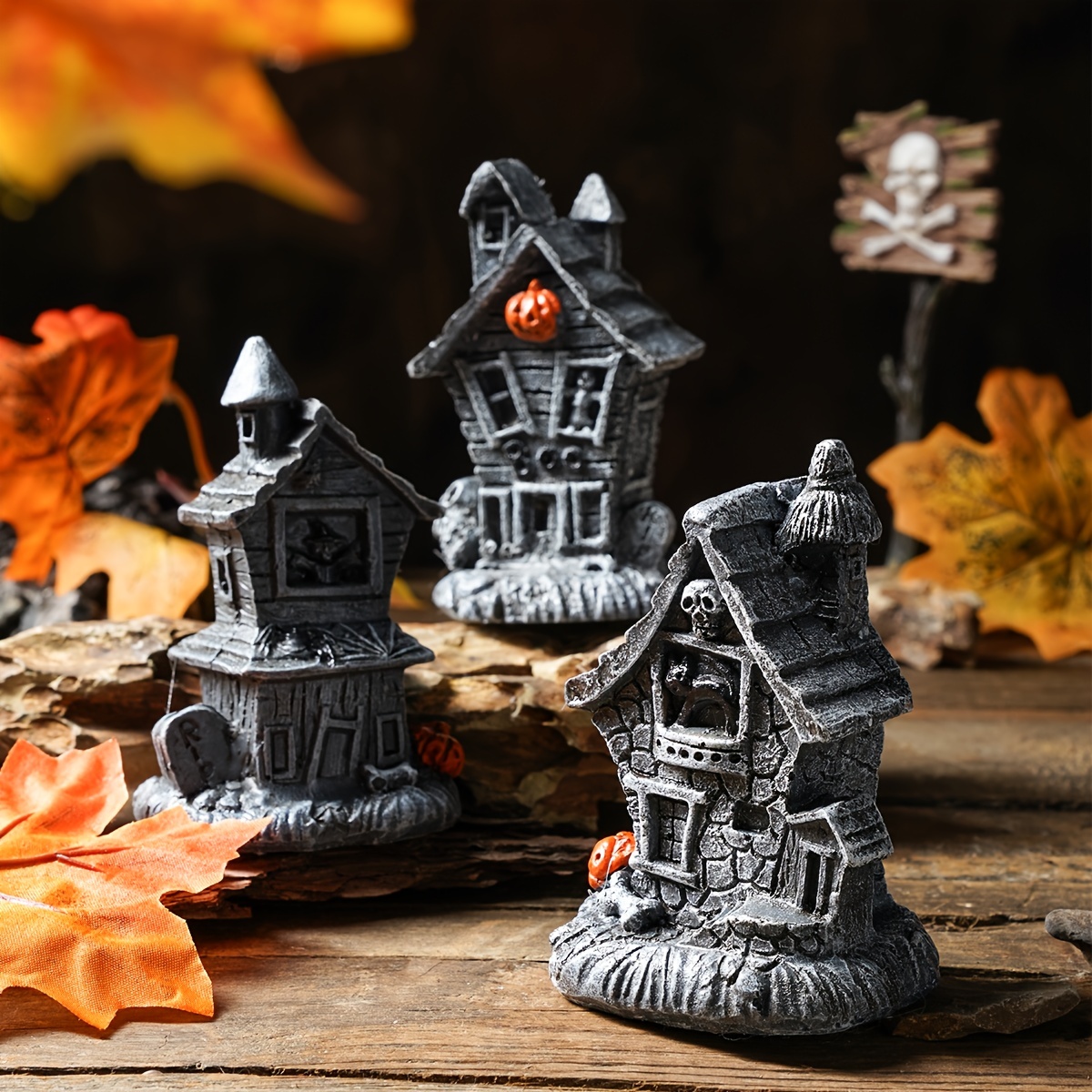 halloween haunted house decorations