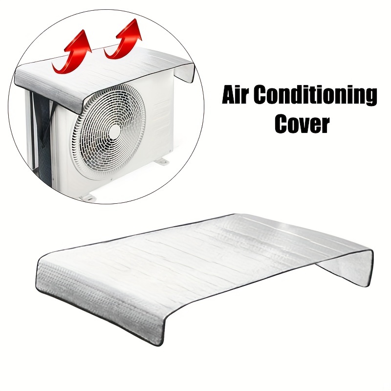  WXJ Fundas de aire acondicionado para unidades exteriores,  cubierta impermeable a prueba de polvo con orificio de ventilación,  capacidad de carga de 88.2 lbs, fácil de instalar : Hogar y Cocina