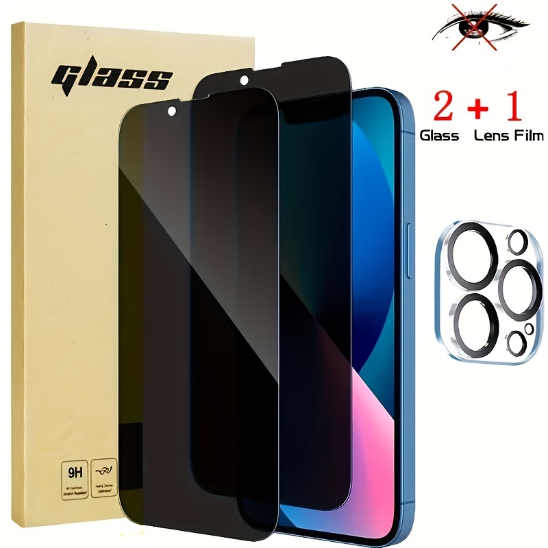 iPhone 11 Pro Max Privacidad Protector de pantalla de cristal templado de  Cine