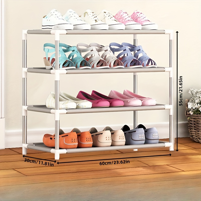 Estante de almacenamiento para zapatos, mueble organizador de