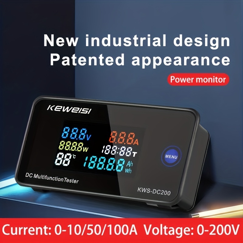 Dc 5v-48V étanche Mini Led Panel Digital Volt Voltage Meter Display  Voltmeter 12V 24v 36V Pour Voiture Moto