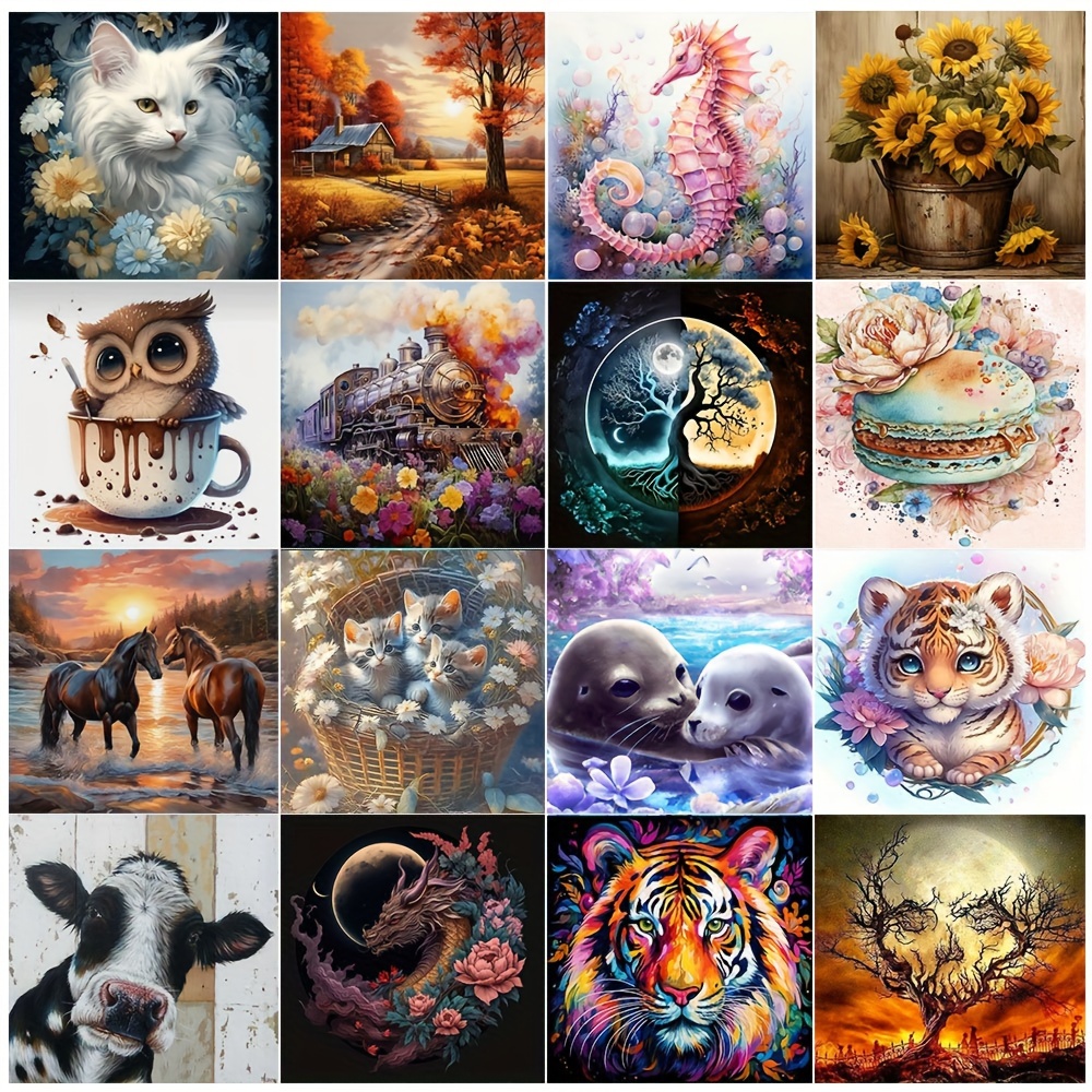HUACAN Animal Diamond Painting New Collection 2023 Bear Full Round/Square  Mosaic Flower 5D DIY Bedroom Decoration - AliExpress
