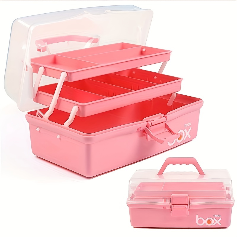 Multi-purpose 3-layer Toolbox, Tool Organizers Tool Boxes with