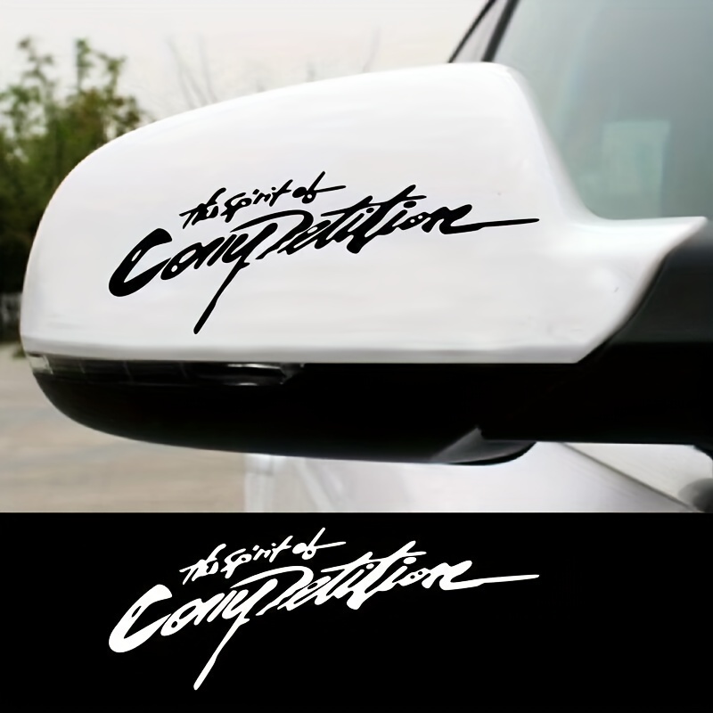 Car Stickers Spirit Competition Car Rearview Mirror - Temu
