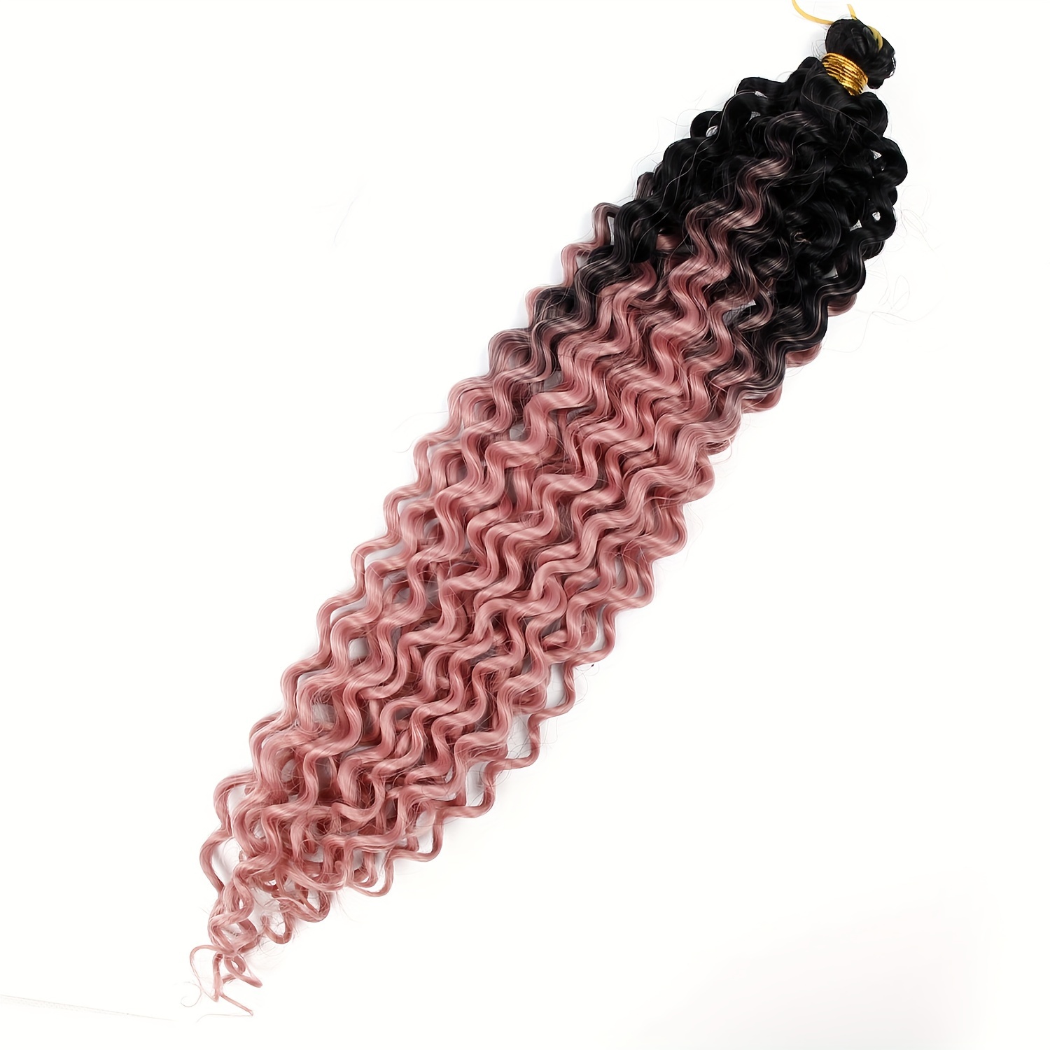 Deep Wave Crochet Hair Long Ocean Wave Braiding Hair Extensions Synthetic  Boho Curly Wavy Hair Braids Water Wave Twist Crochet Braids Hairpiece For