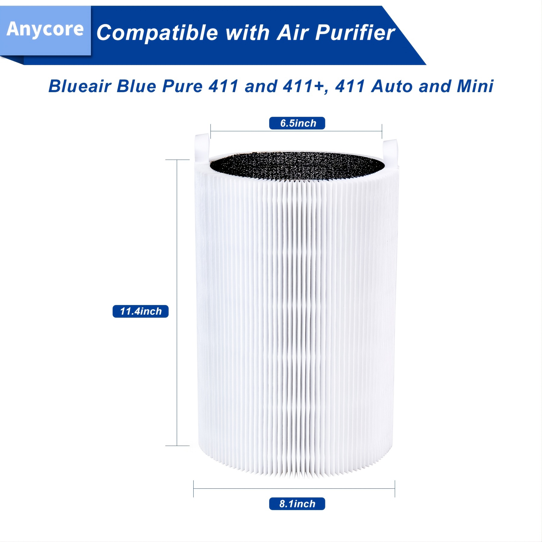  BLUEAIR Classic 500/600 Genuine Particle Replacement Filter;  fits 680i, 501, 503, 505, 510, 550E, 555EB, 601, 605, 650E : Home & Kitchen