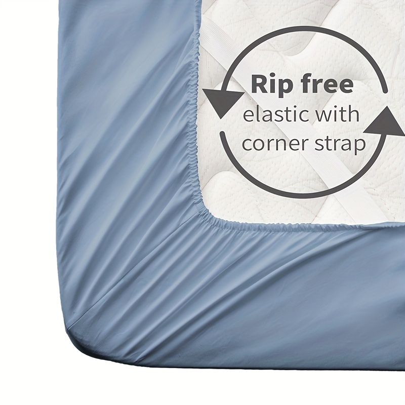 Deep Pocket Fitted Sheets With Corner Straps