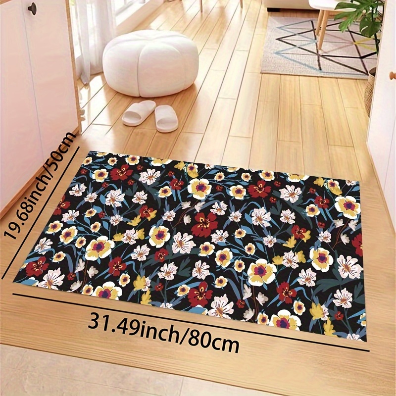 Make Your Living Room Look Stylish With This Diy Flocked Cuttable Rug -  Perfect For Bedroom, Bathroom, Lounge, Office & Kitchen! - Temu Australia