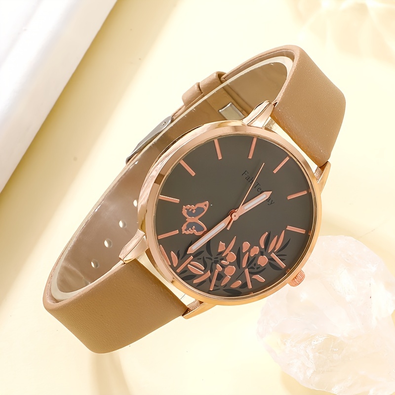 Relojes Mujer Marca Moda Lujo Reloj Mujer Reloj Cuero Mujer - Temu