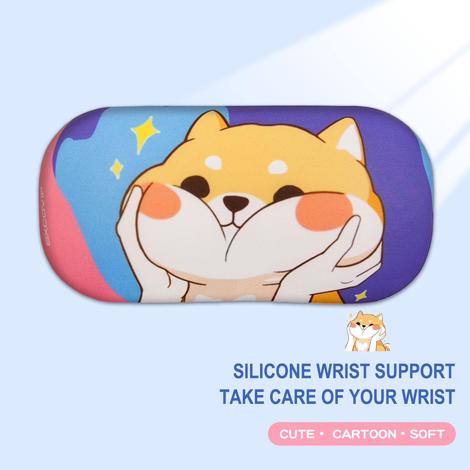 EXCOVIP Cute Anime Corgi Mouse Pad Wrist Rest: Comfortably Support Your  Hands While Working!