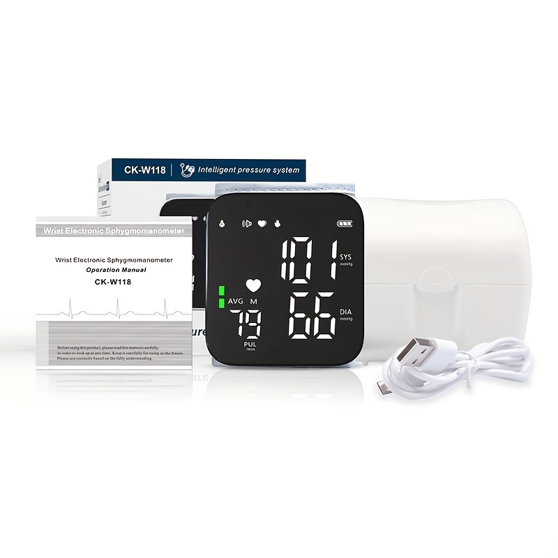 1pc Wrist Blood Pressure Monitor Ck W118 High - Temu