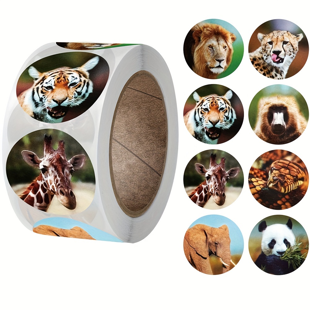 500pcs/roll Reward Stickers Encouragement Stickers for Kids Motivational  Stickers with Cute Animals for Students Teachers WYW