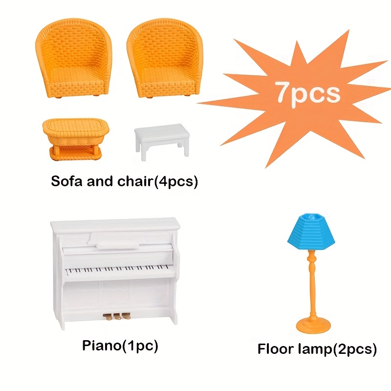 Mini Piano Sofa Educational Toy for Kids