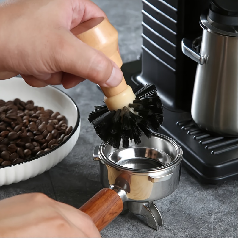 Pressino caffè Tamper calibrato con manico in legno per caffettiera espresso