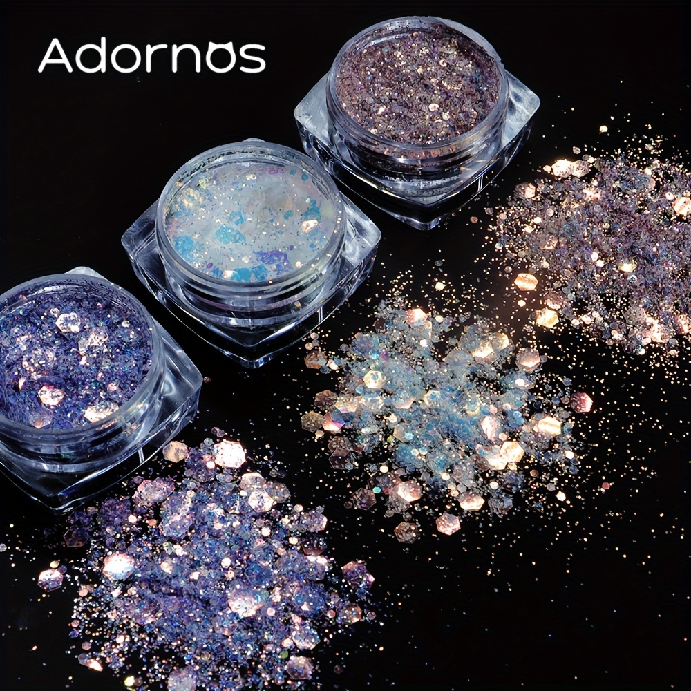 Iridescent Mermaid Sequins For Resin Filler Aurora Glitter - Temu