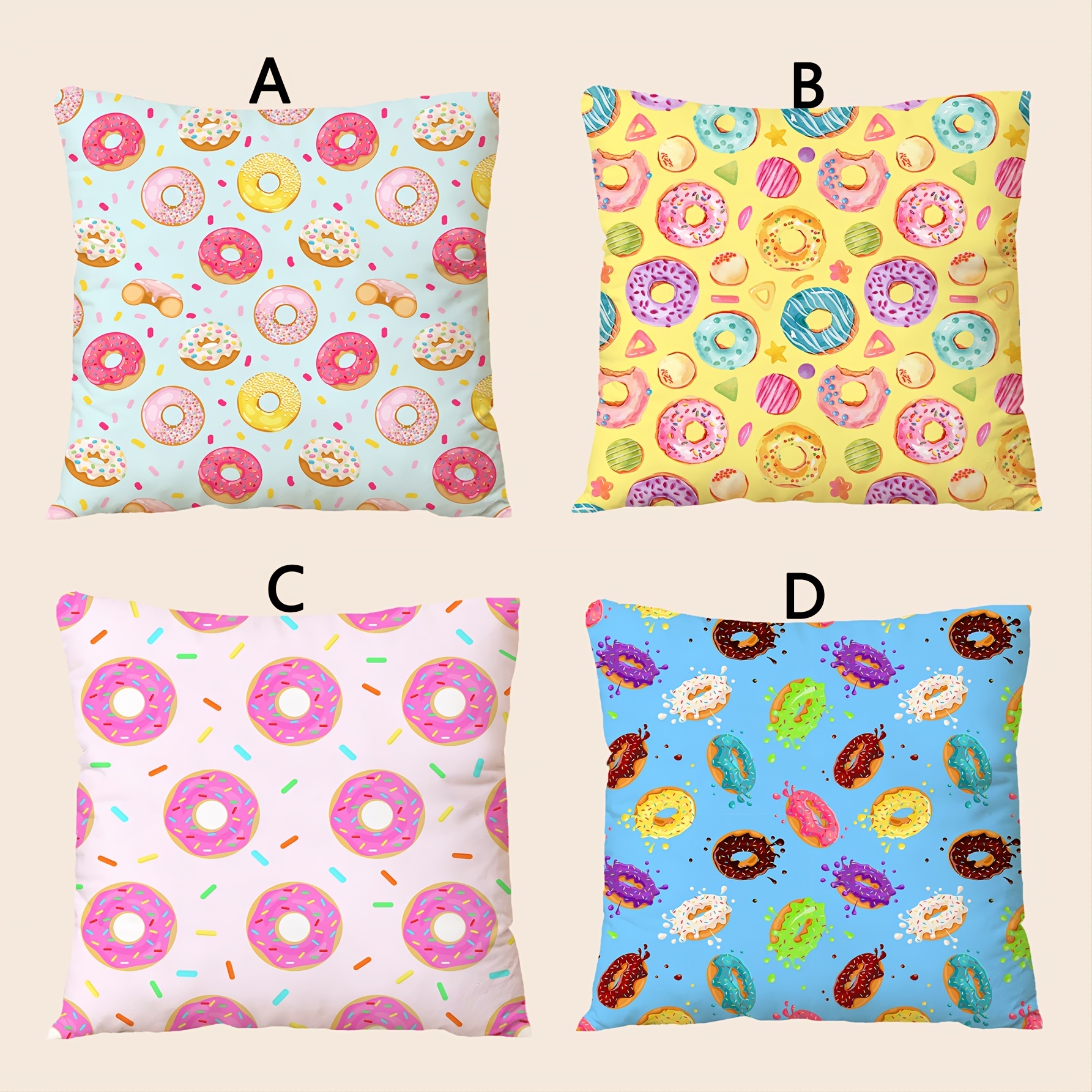 Donut Pillow - Temu