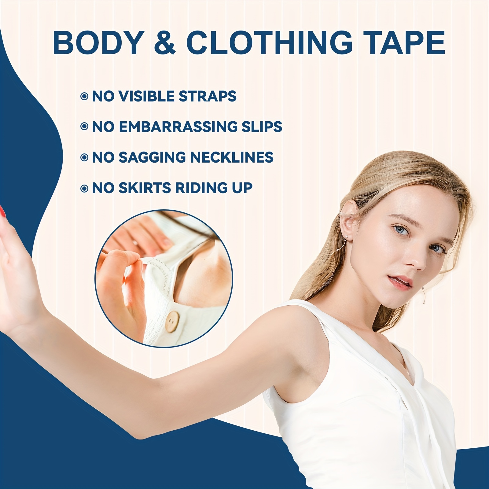 Double Sided Fashion Tape For Clothing And Body Gentle - Temu