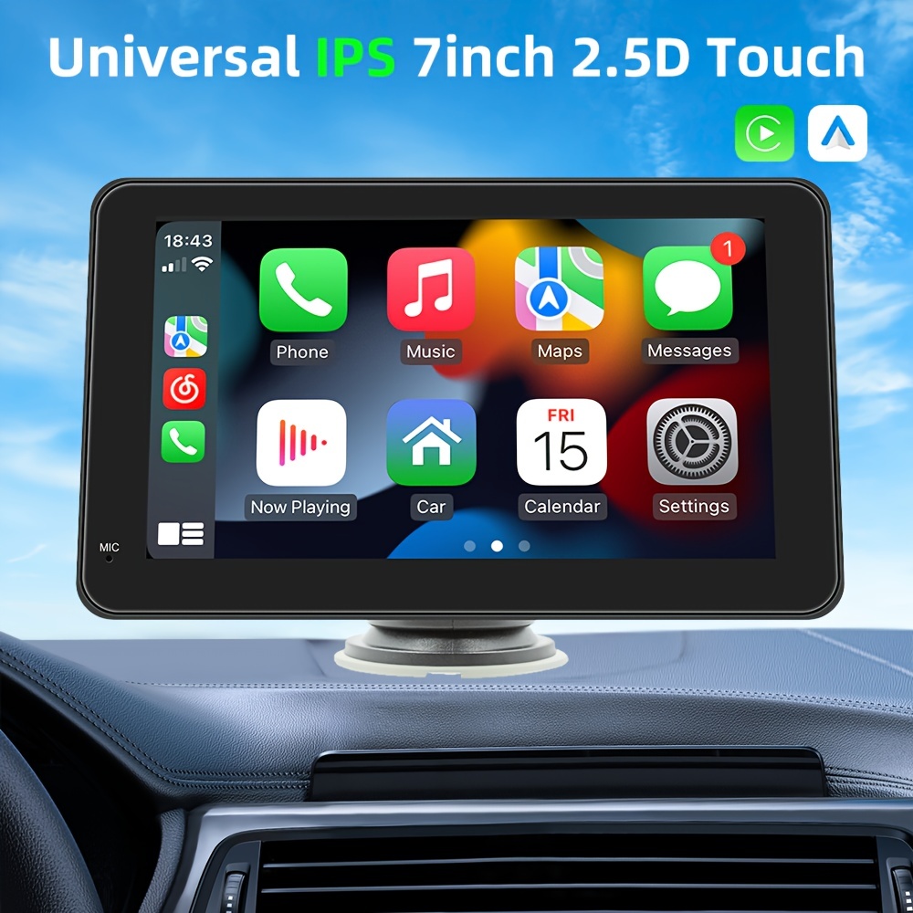 7 pouces écran tactile voiture radio navigation sans fil Apple