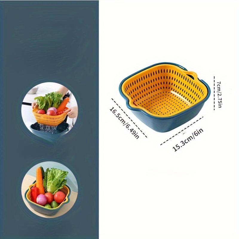 Double-Layer Cuisine multifonctionnel dédié le lavage des fruits et légumes  en plastique de stockage Panier de vidange en acier inoxydable - Chine  Panier de vidange et Basin prix