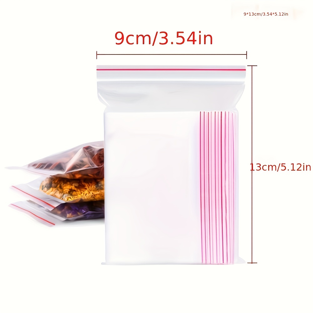 Plastic Ziplock Bags Jewelry Small Ziplock Bag Food Packaging Zip Lock Bags  Clear Fresh-keeping Dustproof Reclosable Home kitchen