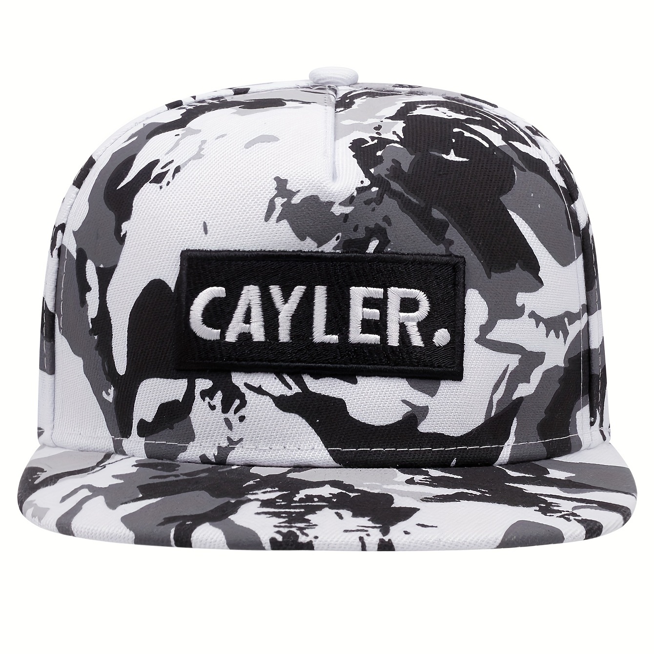 Men's Hip Hop Flat Brim Snapback Hat