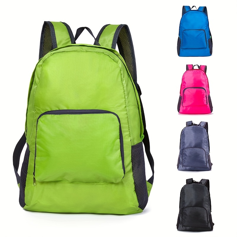 

1pc Leisure Fitness Outdoor Sports Folding Backpack, Waterproof Portable Mountaineering Travel Backpack