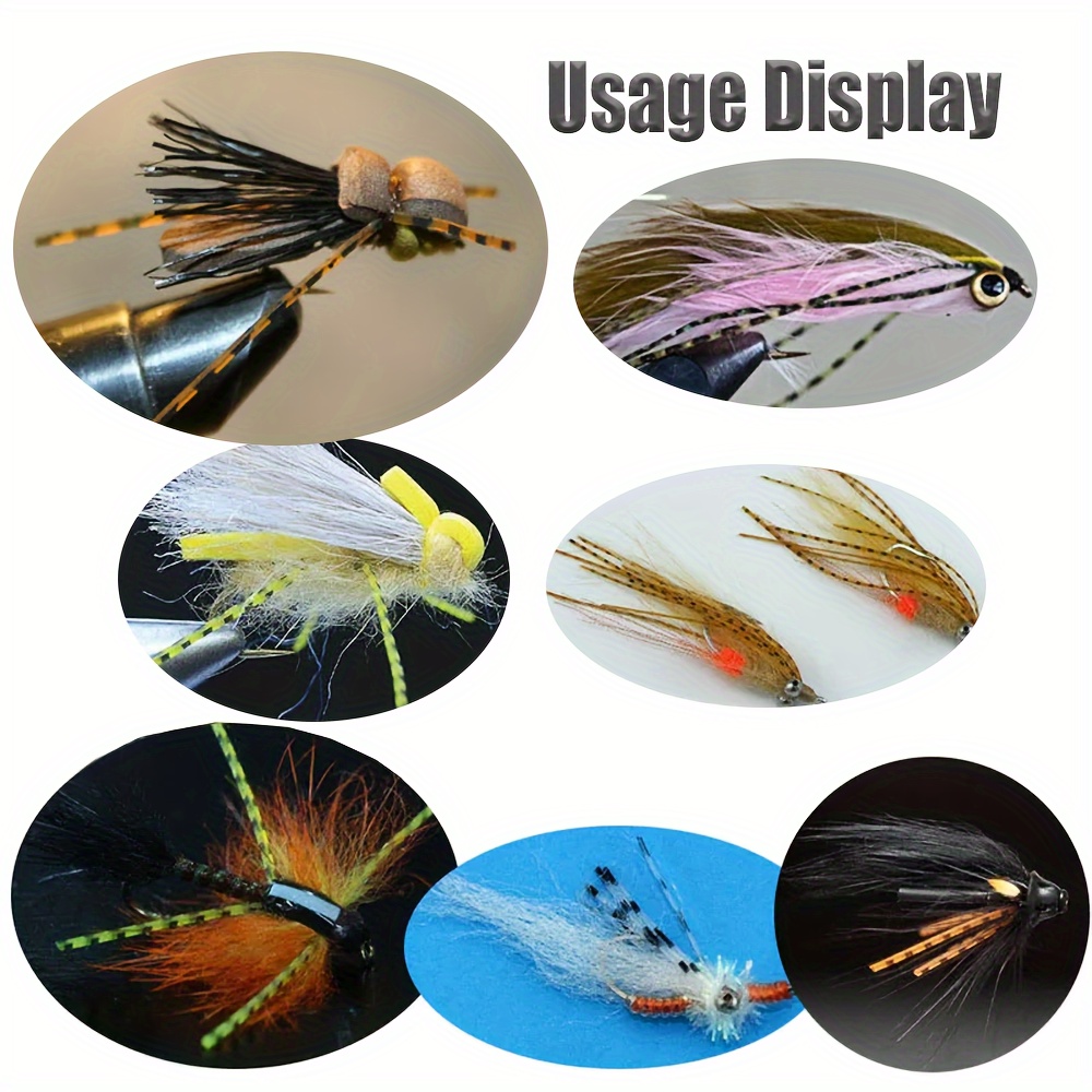 Fly Tying Material Streamer Popper Nymph Jig Lure - Temu