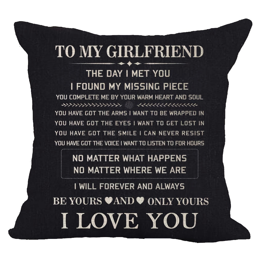 Gifts to Get Your Girlfriend for Her Birthday Worlds Greatest Girlfriend I  Love You Pillowcase 