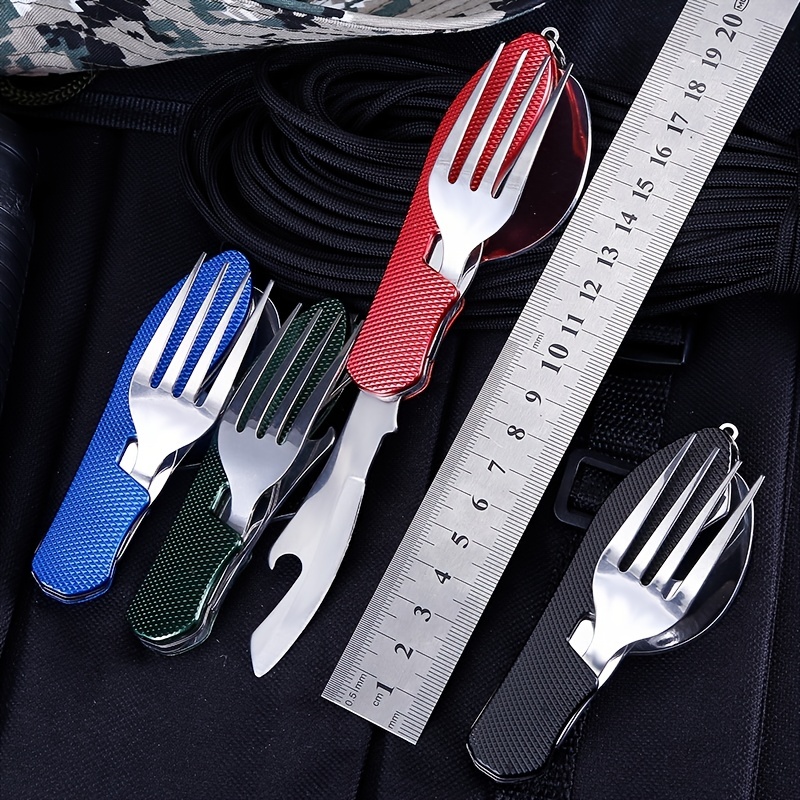 outdoor folding travel camping utensil stainless