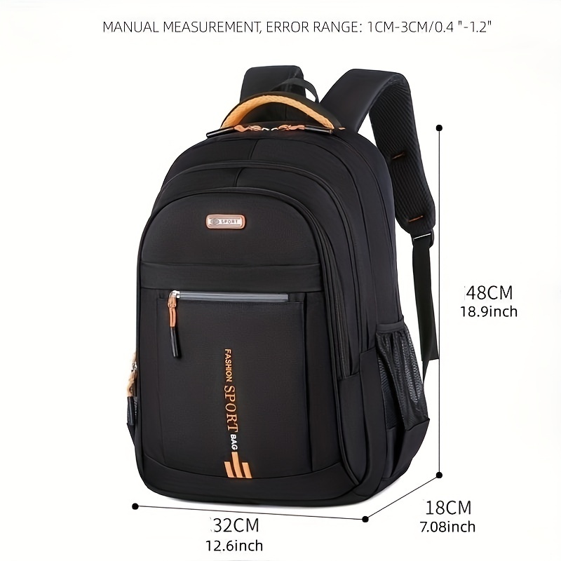 Student Backpack Travel Backpack Outdoor Casual Bag For Men And Women  Computer Bag Shoulder Bag Multi-purpose Backpack With Belt Decoration - Temu