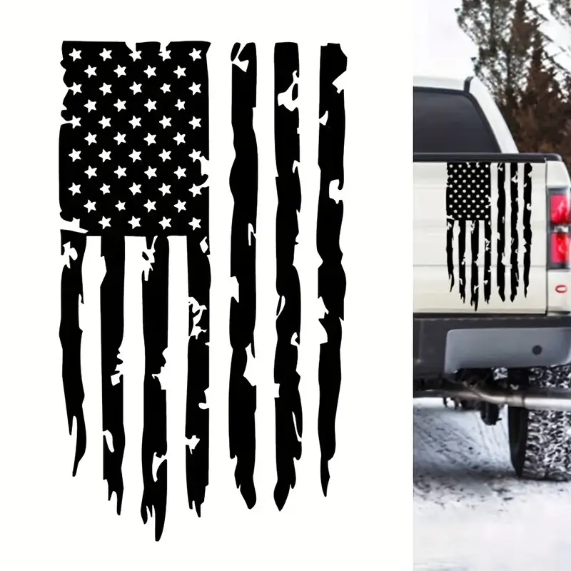 1 Stück USA Amerikanische Flagge Vinyl Aufkleber Aufkleber Auto