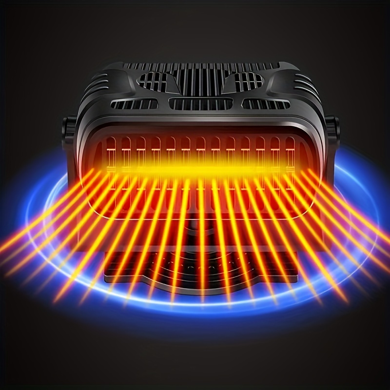 Mini Multifunctional Hot And Cold Dual Use Car Fan Car Interior Heating  Heater Air Purifier Car Heater Speed Heater Fan 12v 120w | High-quality u0026  Affordable | Temu