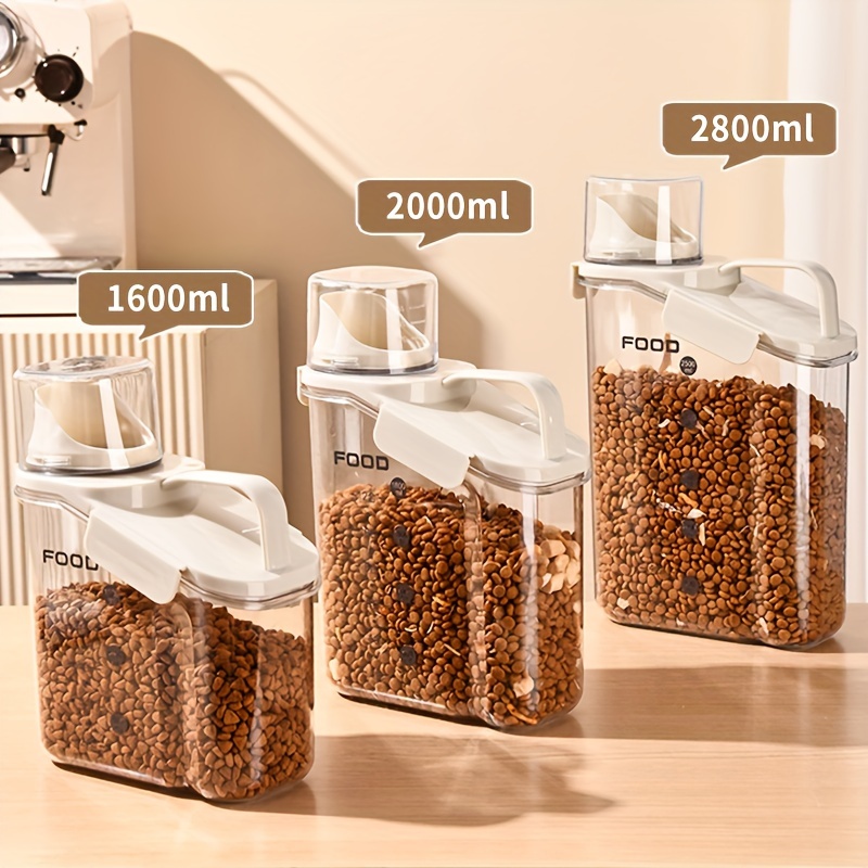 Airtight Food Storage Containers With Lids Measuring Cup For - Temu