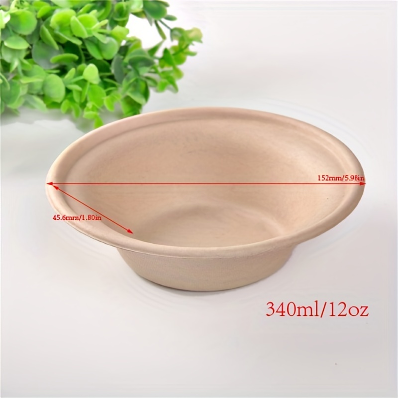 Disposable Bowls Round Plastic Bowls Dessert Bowls - Temu