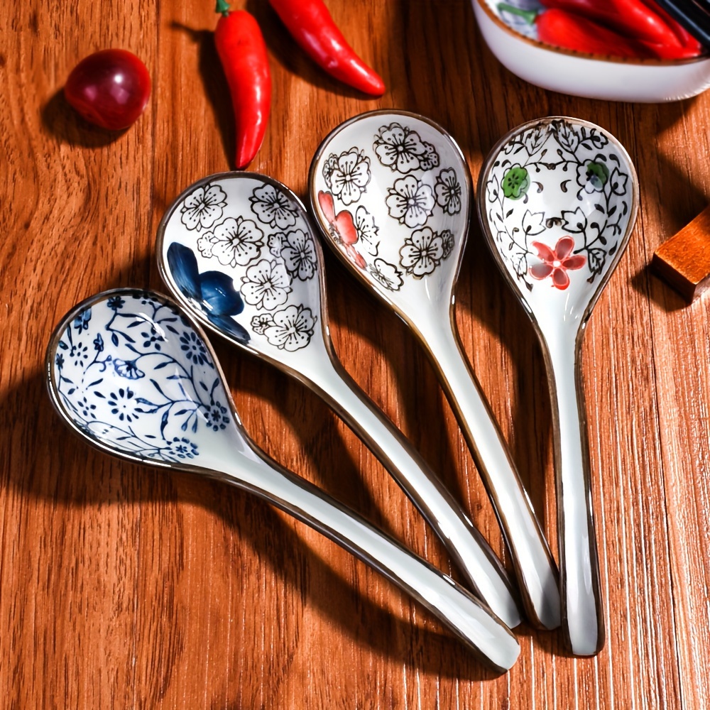 Tradineur - Soporte para cuchara, reposacucharas de cerámica, fácil de  limpiar, utensilios de cocina (Blanco - 23 x 8,8 x 2,3 cm