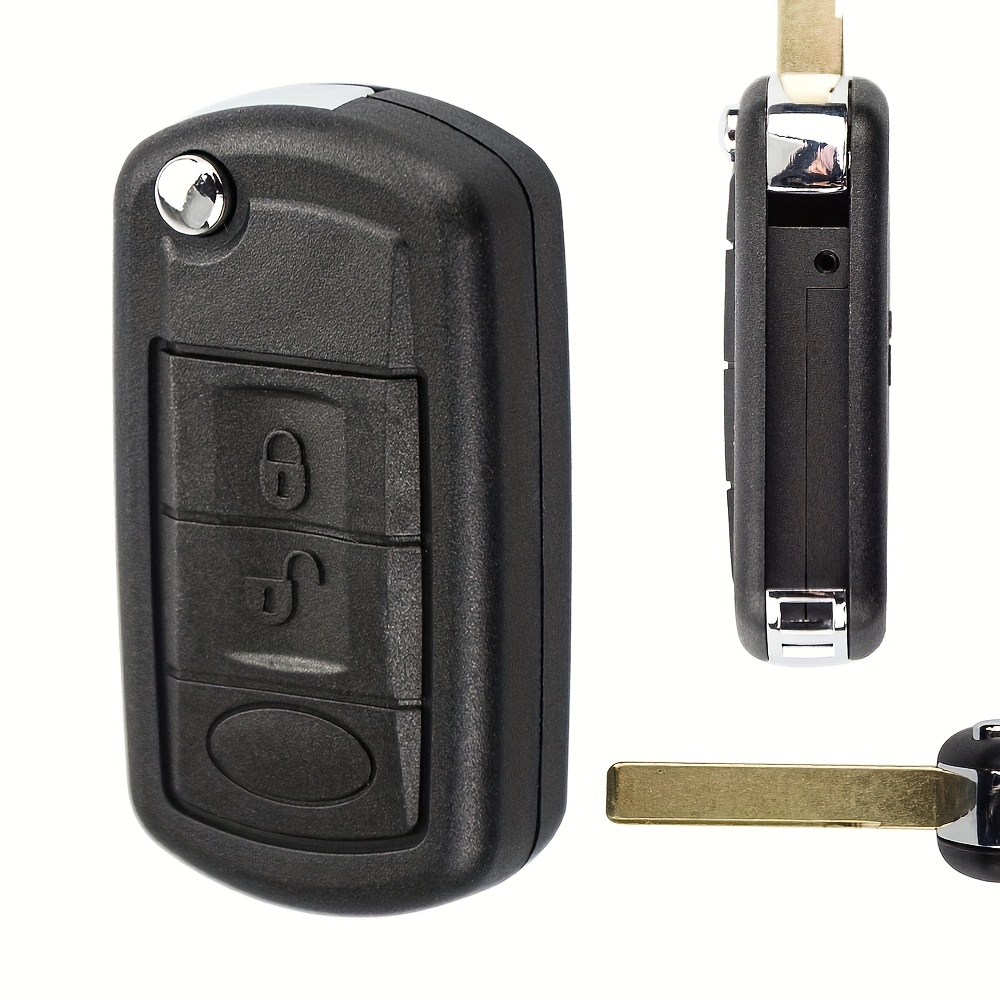 Okeytech 3 Buttons Car Key Replacement Shell Folding Flip - Temu