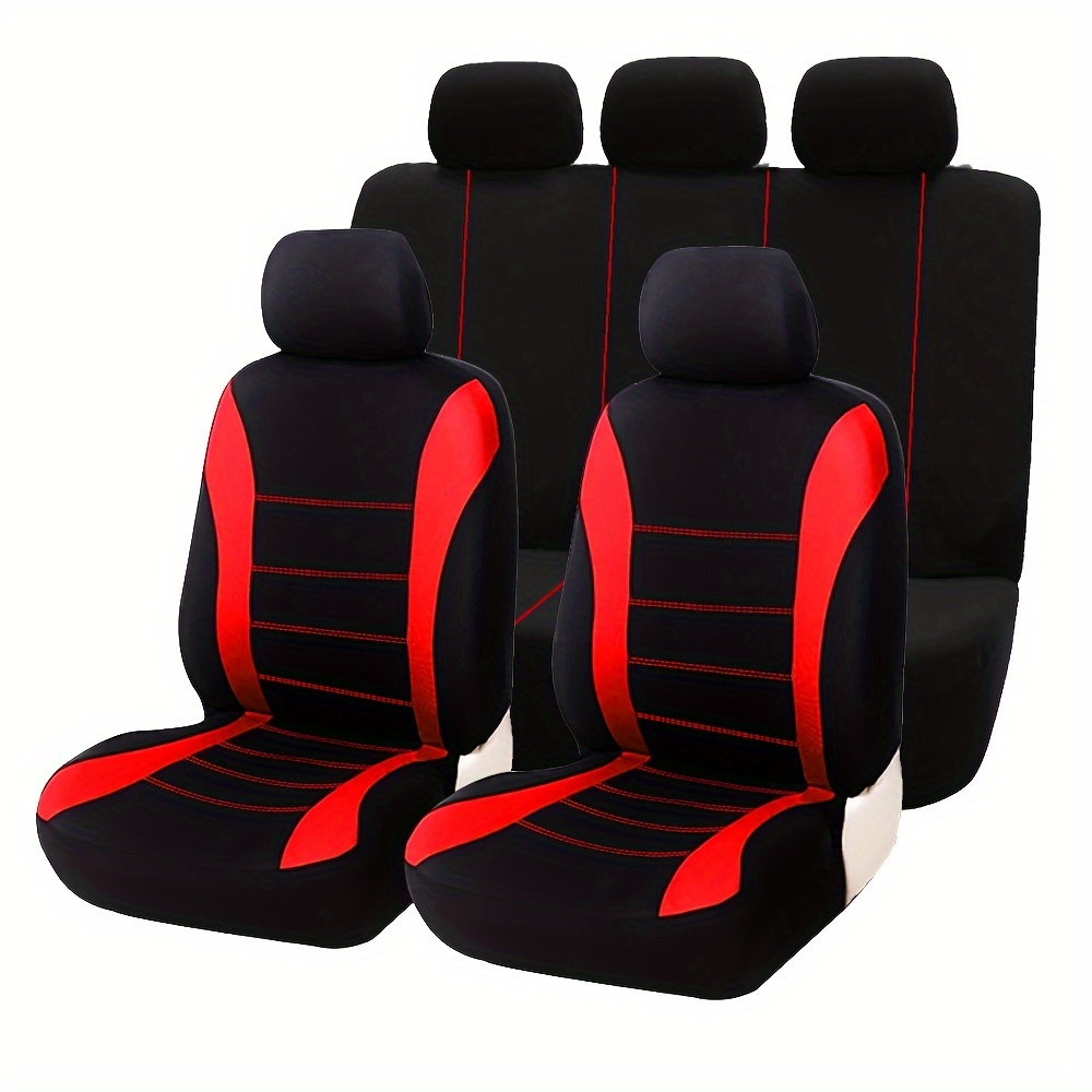 Rote Sitzbezüge Für Autos - Kostenloser Versand Für Neue Benutzer - Temu  Austria