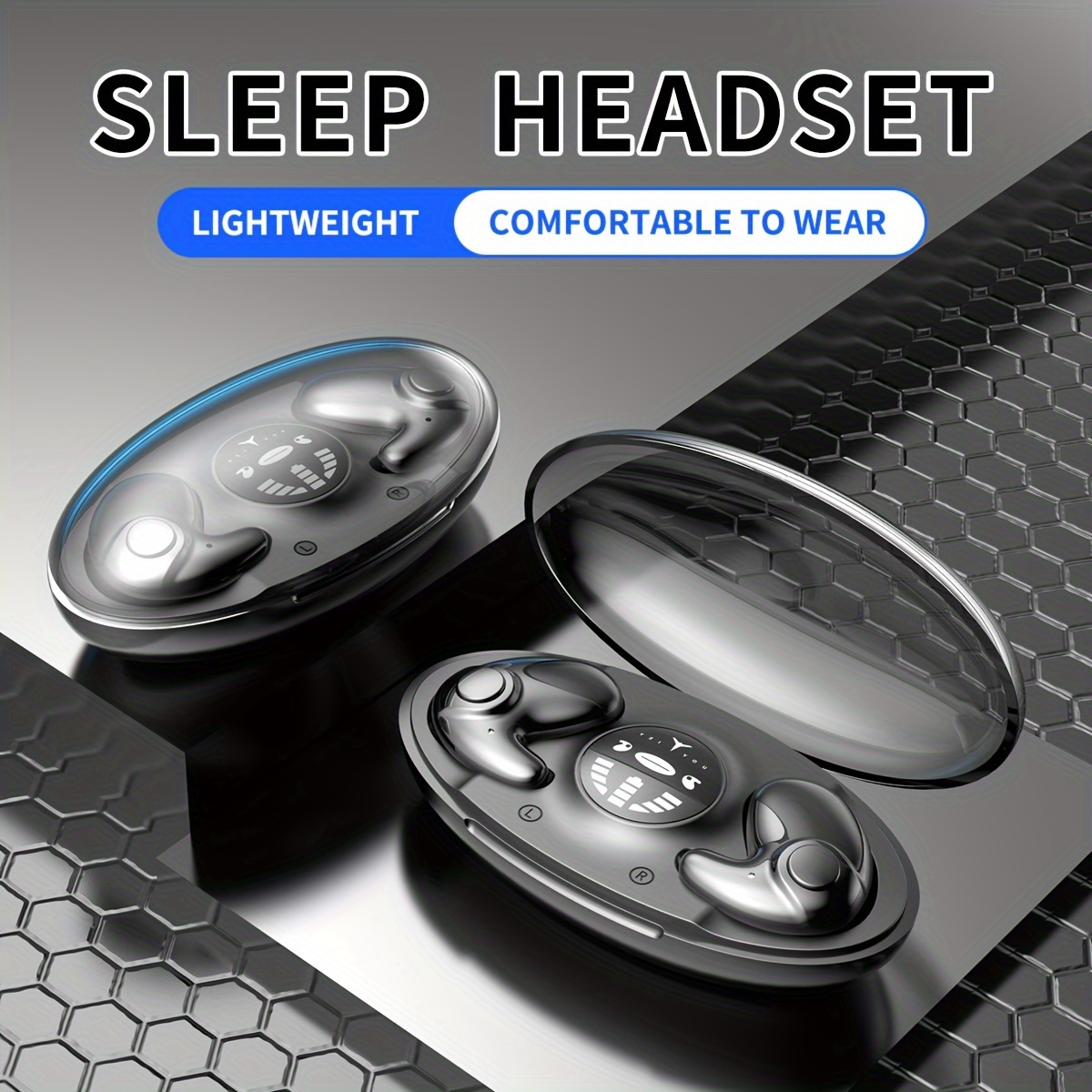 Auriculares para dormir con Bluetooth - Diadema ajustable para dormir de  lado, banda elástica para dormir, acogedora máscara inalámbrica ASMR