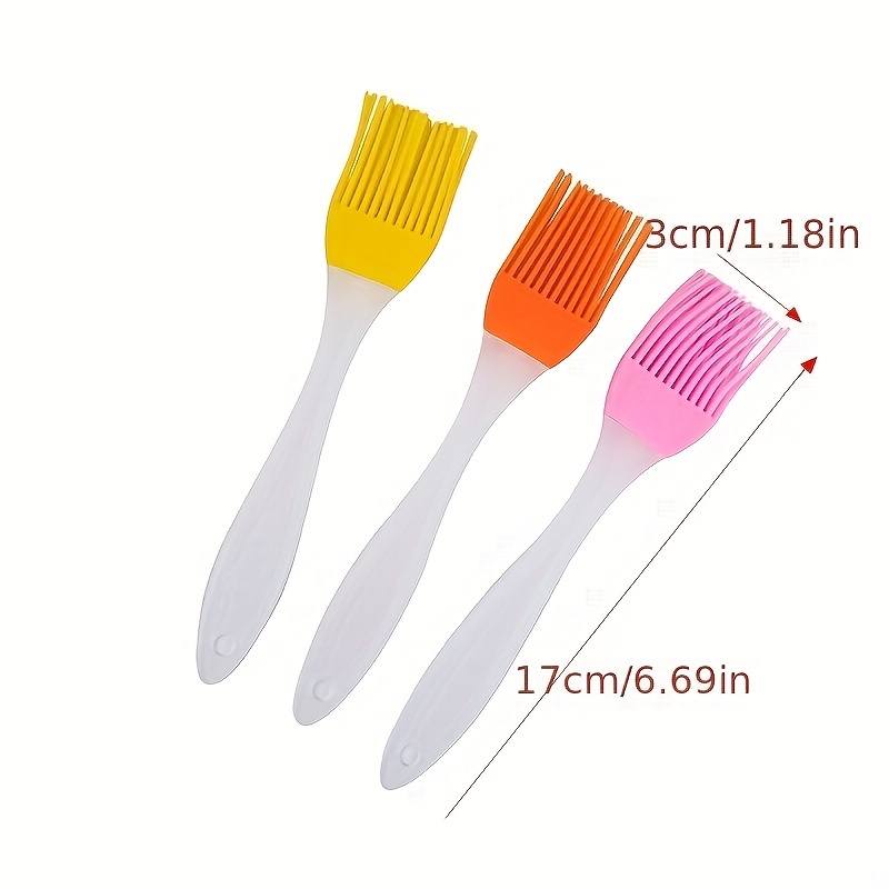 Silicone Bbq Oil Brush, Cooking Brush For Oil Sauce Butter Marinades, Food  Brushes For Bbq Grill Kitchen Baking, For Baster Brushes Baste Pastries  Cakes Meat Desserts Making, Food Grade, Dishwasher Safe 