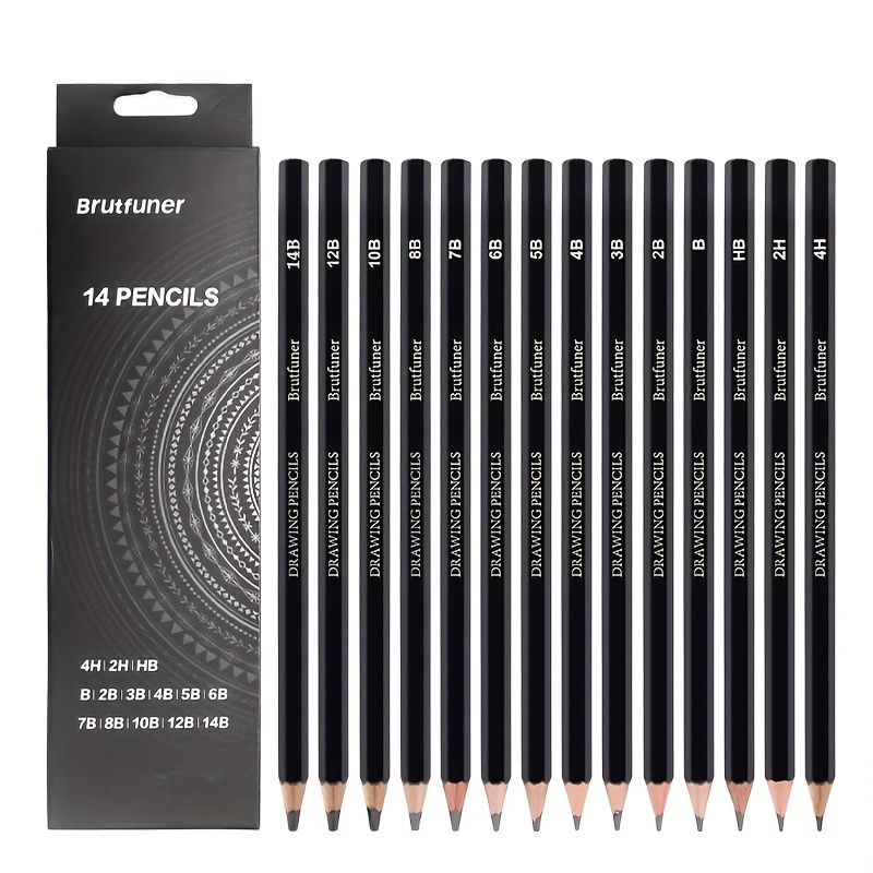 This Model 14 Sketching Pencil Set 4H-14B Pencil Sketching Pencil  Professional Art Drawing Pencil