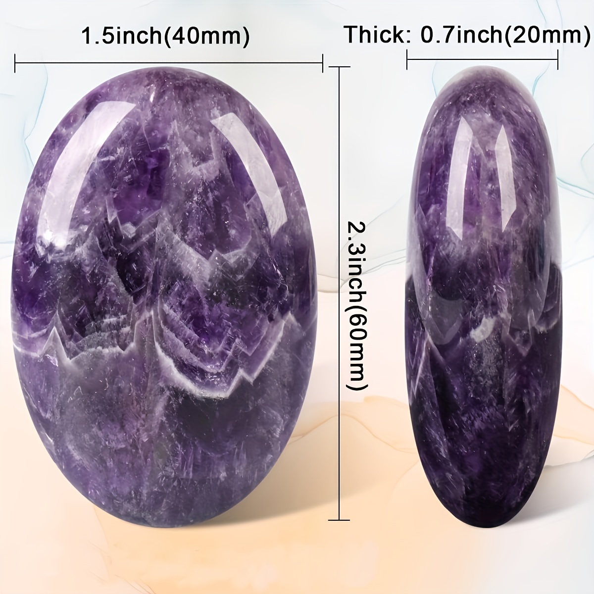 1шт натуральный аметист с обработкой, украшение из аметиста, полировка обработки, ладонь, подарок, колдовство, детали 0