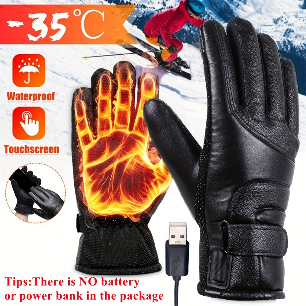 Battery Heated Gloves Motorcycle Riding Electric Heating - Temu