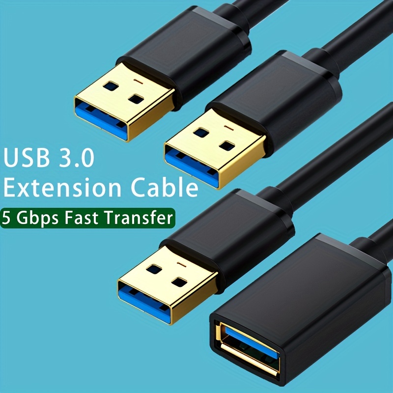 5gbps Usb3.0 Extension Cable Smart Tv Ps4 Xbox One Ssd Usb - Temu