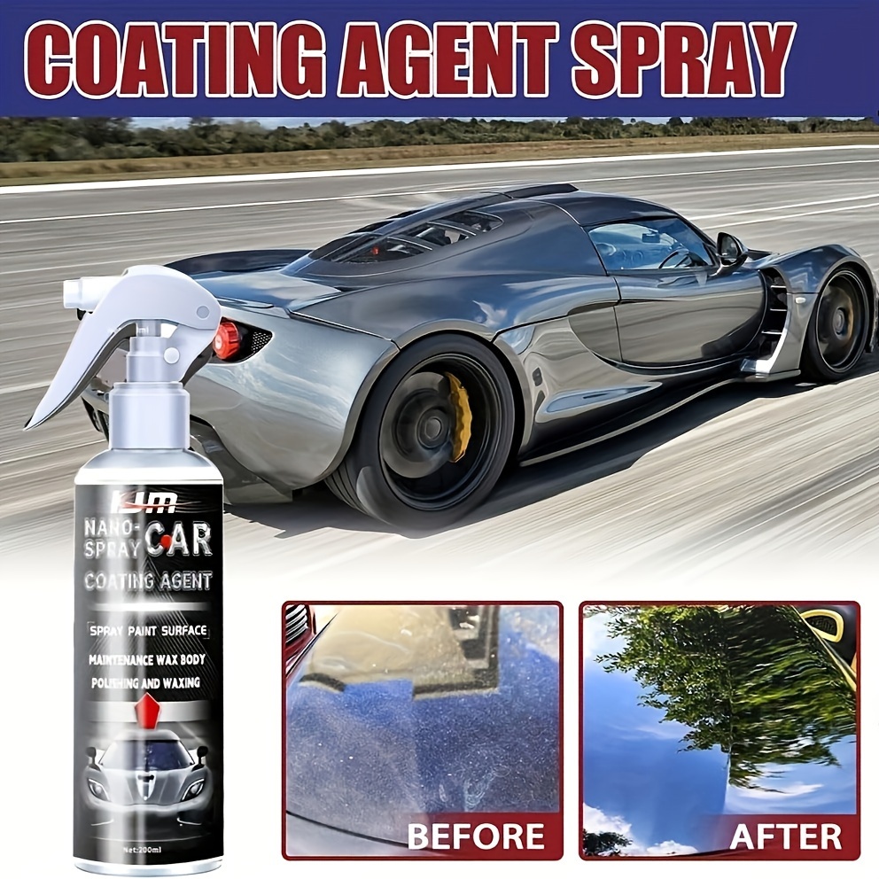 Car Coating Agent Nano Crystal Hand Spray 500ML Car Paint Waxing Glazing  Spray