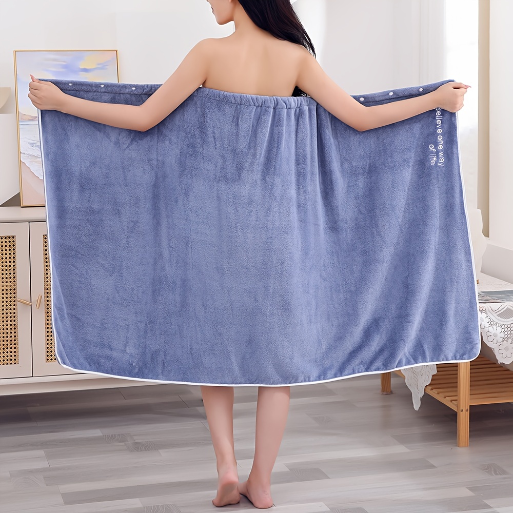 Wearable Bath Towel Unisex Bath Skirt For Adults Soft And - Temu