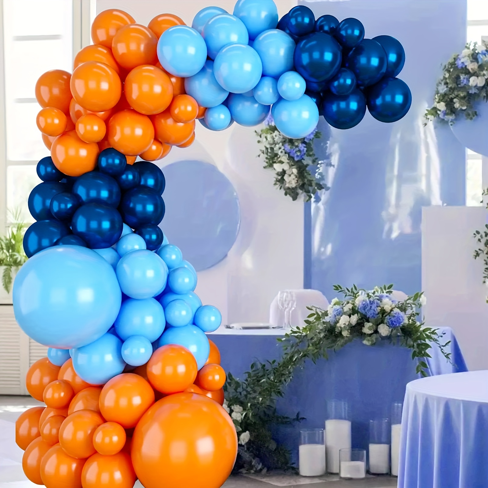 100 Pezzi Palloncini Blu Per Feste Palloncini A Elio Blu - Temu Italy