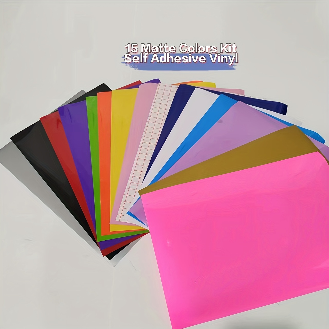 Glossy Matte Solid Self Adhesive Vinyl Widely Used Superior - Temu